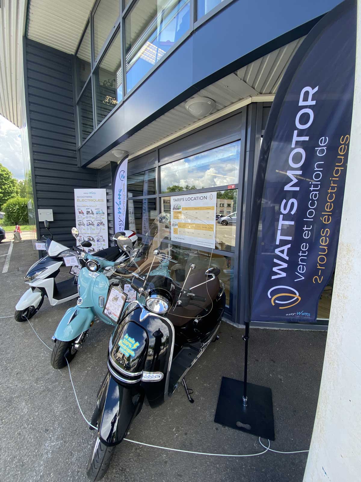 EasyWatts ouvre un showroom à côté de la Suisse EASYWATTS MOTORCYCLES